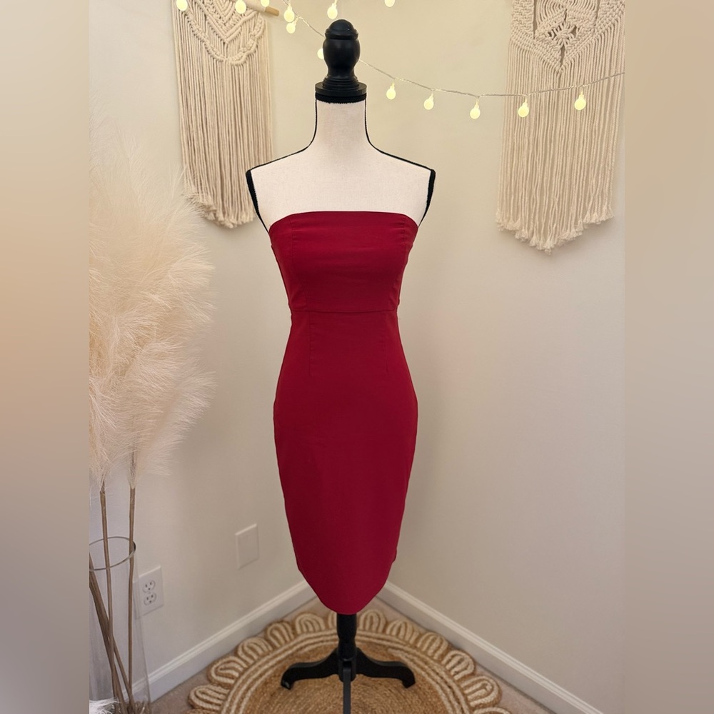Express‎ strapless dress